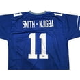 thumbnail image 3 of Seattle Seahawks Jaxon Smith-Njigba Autographed Throwback Blue Jersey Beckett BAS QR 243019, 3 of 5