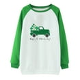 thumbnail image 4 of T-shirts de la Saint-Patrick pour Femmes Manches Longues Décontractées Col Rond Hauts Amples Chemisiers Imprimés Graphiques Chandails en Molleton pour Femmes, 4 of 4