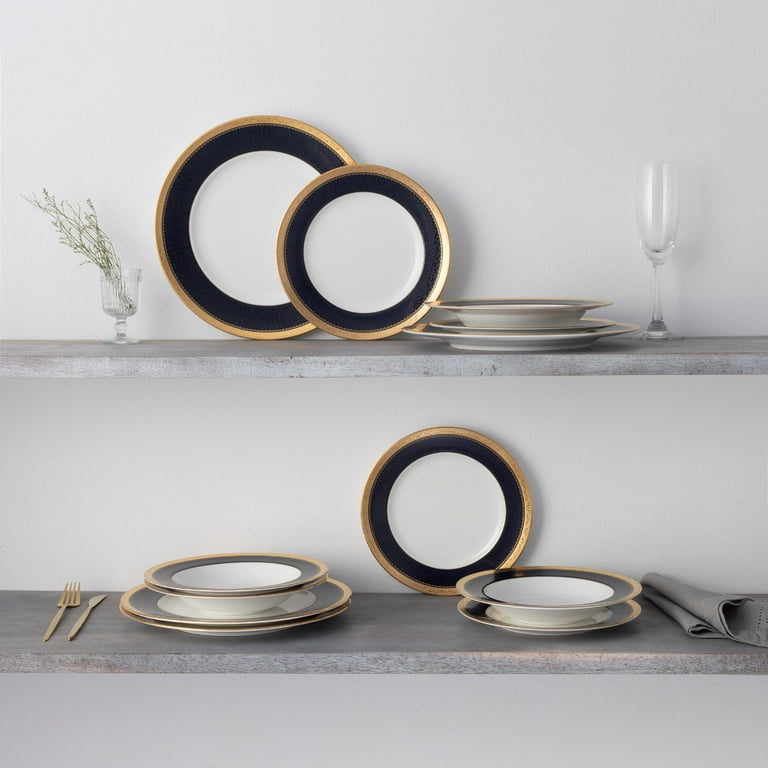 Federal Cobalt Platinum Millennium Dinner Plate By Lenox