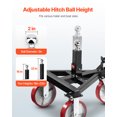 thumbnail image 3 of VEVOR Trailer Dolly 3500lbs Tongue Weight Capacity 18 and 22 inch Height Adjustable, 3 of 9
