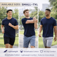 thumbnail image 7 of SOCKS'NBULK Mens Cotton Crew Neck Short Sleeve T-Shirts Mix Colors Bulk Pack, 7 of 7