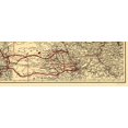 thumbnail image 4 of Railroad Map - Union Pacific Railway - Colton 1888 - 23 x 65.43 - Vintage Wall Art, 4 of 5