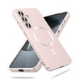 thumbnail image 5 of Elegant Choise Case for Samsung Galaxy S25 Ultra/S25 Plus/S25 Liquid Silicon Magnetic Mag Safe Cover with Camera Lens Film, Pink, 5 of 13