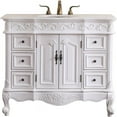 thumbnail image 4 of 42 in. Single Bathroom Vanity set in antique white, 4 of 18