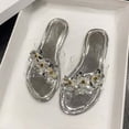 thumbnail image 6 of IROINNID Mothers Day Gifts for Mom, Casual Boho Summer Sandals Slippers for Ladies Comfy Beach Summer Flat No Toe Non-Slip Slipper, 6 of 6