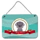 thumbnail image 1 of Caroline's Treasures Weimaraner Merry Christmas Wall o impresiones para colgar en la puerta BB1541DS812, 8HX12W Caroline's Treasures BB1541DS812, 1 of 1