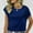Dark Blue womens tops, variant on pimelu Womens Tops Dressy Tops for Women Plus Size Lightweight Silky Satin Tunic Top Summer Casual Solid T Shirt Ladies Crewneck Short Sleeve Blouses