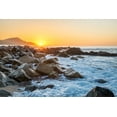 thumbnail image 2 of Hellmann, Stan 18x13 Black Ornate Wood Framed with Double Matting Museum Art Print Titled - Baja Sunrise, 2 of 4