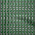 thumbnail image 1 of oneOone Cotton Cambric Green Fabric Tribal Quilting Supplies Print Sewing Fabric By The Yard 42 Inch Wide, 1 of 5