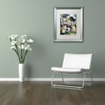 thumbnail image 3 of Trademark Fine Art 'Bath Time Pups' Canvas Art by Jenny Newland, White Matte, Silver Frame, 3 of 4