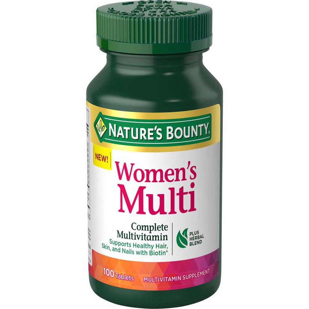 Nature's Bounty® Women's Complete Multivitamin, 100 Tablets Walmart