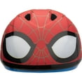 Marvel SpiderMan Spidey Eyes Bell Bike Helmet, Red, Toddler 3+ (4852cm)