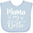 thumbnail image 3 of Inktastic Mama is My Bestie Boys or Girls Baby Bib, 3 of 4