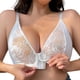 thumbnail image 2 of Brasieres de Mujer Sujetador de Encaje con Cierre Frontal para Mujer, Cómodo Sujetador sin Aros, Ropa Interior sin Costuras, Uso Diario, Soporte Suave E Informal. Extra Grande, 2 of 9