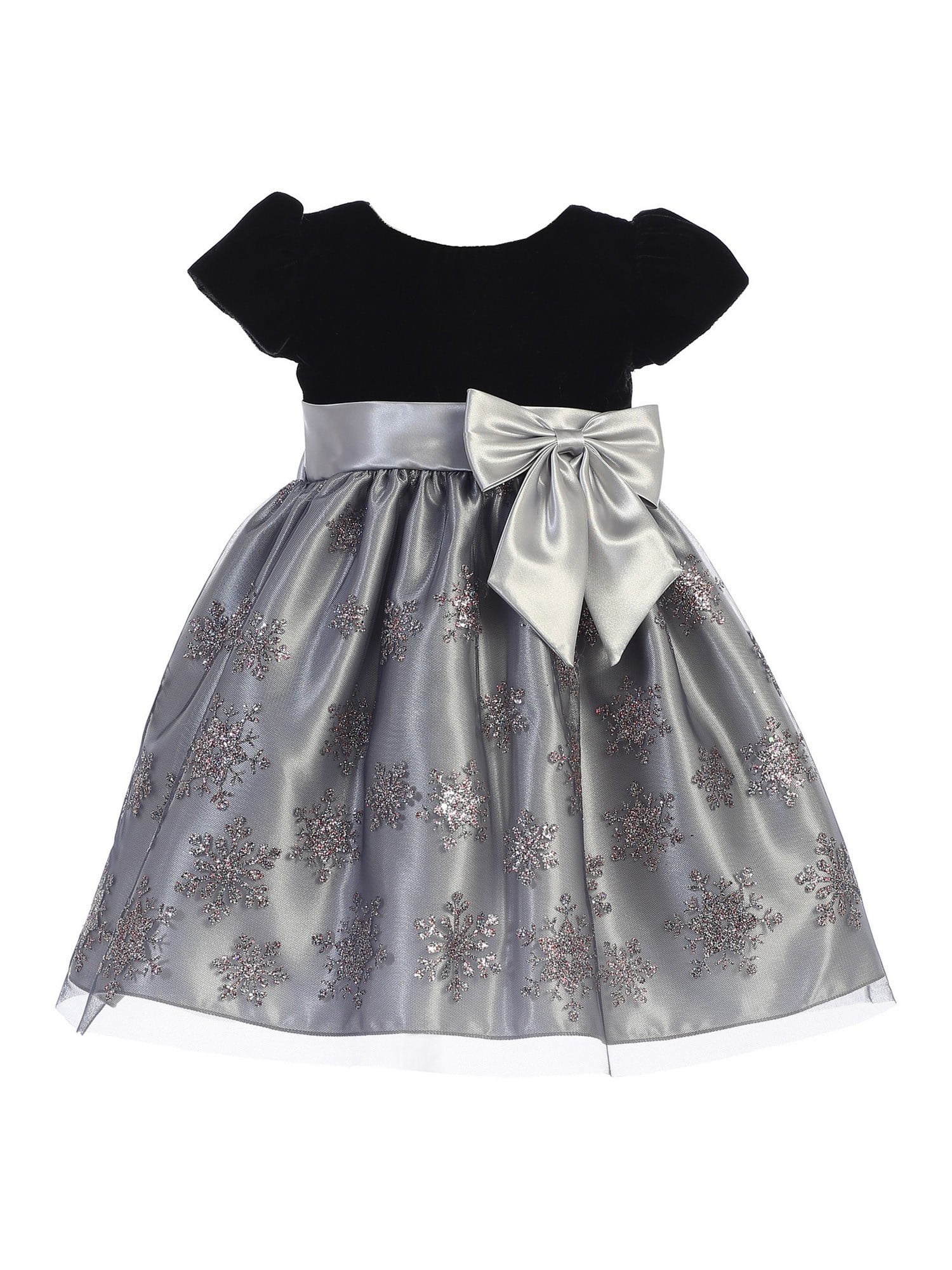 black velvet dress for baby girl