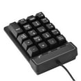 thumbnail image 4 of Keenso 19 Keys Wired Numeric Keypad, Number Pad, For Laptop Desktop PC, 4 of 8