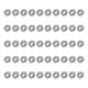 thumbnail image 2 of 50Pcs Hex Nuts A2?70 Stainless Steel Thread Nut Assortment Kit for Industrial MachineryM3, 2 of 5