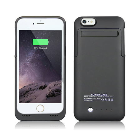 IPhone 6 Plus, IPhone 6S Plus External Battery Backup Case Charger Power Bank 3500mAh Stand (The Best Iphone 5 Battery Case)