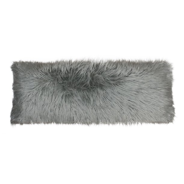 Thro 20x54 Keller Faux Mongolian Body Pillow - Walmart.com ...