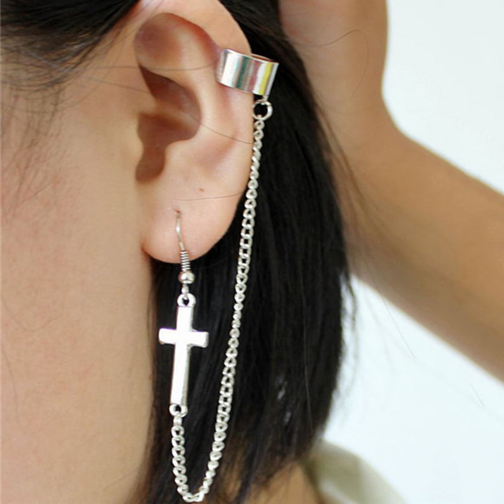 925 Sterling Silver Shiny CZ Diamond Cross Ear Cuff Earrings Jewelry   China Cuff Earrings and Silver Cuff Earring price  MadeinChinacom