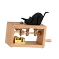 thumbnail image 4 of Esquirla Hand Crank Music Box Collectable Hand Operated for Lover Classmate Colleague Cat, 4 of 8