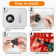 thumbnail image 5 of Uxcell 27pcs Quick Change Discs Set 2" Roll Lock Sanding Discs with 1/4" Shank Pad Holder Coarse Grit for Polish Rust Removal, 5 of 7