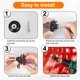 thumbnail image 5 of Uxcell 28pcs Juego de Discos de Cambio Rápido de 2" con Soporte de Almohadilla de 1/4" para Lijado de Grano Grueso/Medio/Fino para Pulido y Eliminación de Óxido, 5 of 7
