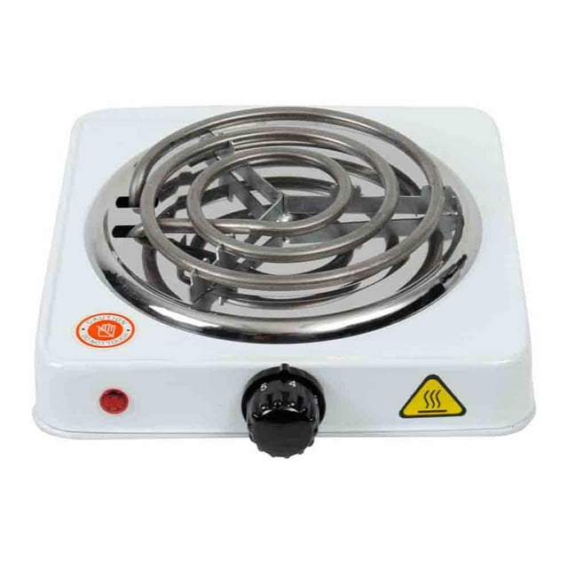 Parrilla Eléctrica IUSA 1 Quemador Mini Espiral 1,000 W Modelo IU-1E500s