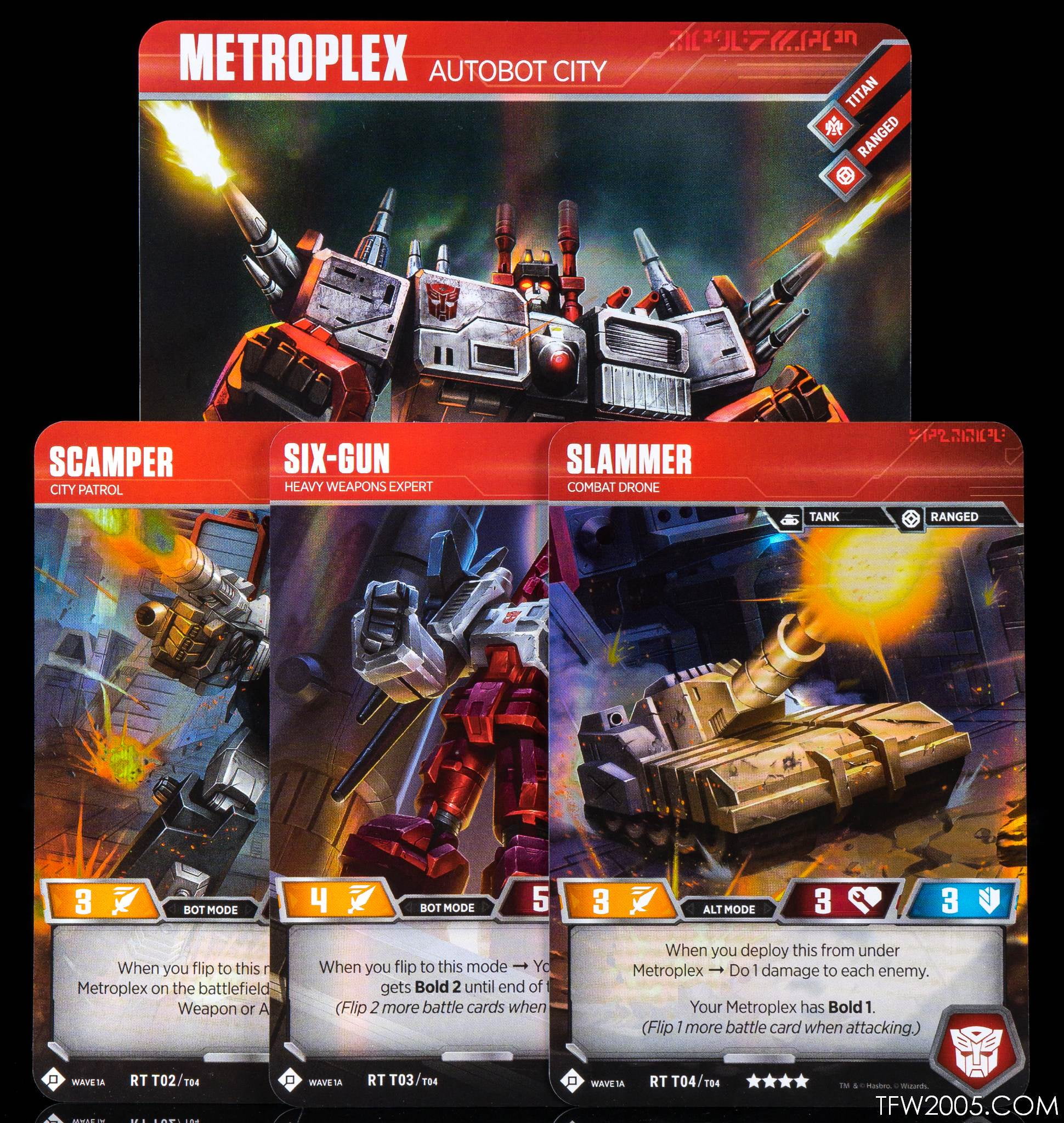 WOTCC61590000 Wizards of the Coast Transformers TCG Metroplex Deck english 