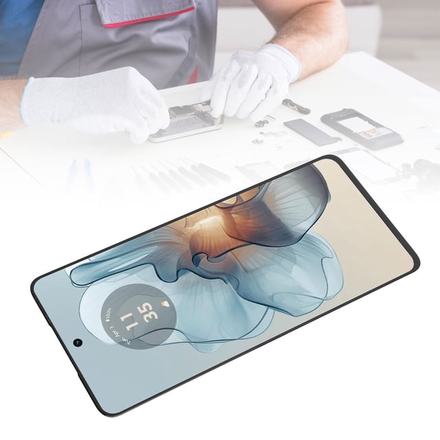 Pantalla De Teléfono De 6,56 Pulgadas, Conjunto De Digitalizador De Pantalla LCD Táctil Sensible 3D XT2421-2 Sensación Delicada Con Kit De Reparación Para G24 G04 G04S E14