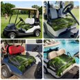 thumbnail image 6 of Golf Cart Seat Covers for 2 Seater,Green Trees Microfiber Cart Seat Towel Blanket,Forest Art Decor Spring Summer Nature Leaf Absorbent Breathable NonSlip Bench Seats Protector for Golf Course 51"x31", 6 of 9