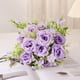 thumbnail image 2 of Artificial Rose Flowers Arrangement – Silk Plastic Flower Bouquets for Living Room Decor, Decorative Table Centerpiece, Faux Floral Home Decoration, 1 Piece, 2 of 4