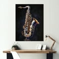 thumbnail image 2 of Designart Saxophone I Canvas Wall Art, 2 of 5