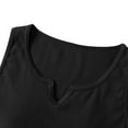 thumbnail image 5 of BRGZLK Women's Sleeveless Top Fashion Solid Color With Chest Pad No Steel Rings Bottom Camisole Basic Cami Tank Top Black L, 5 of 6