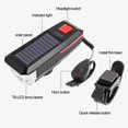 thumbnail image 4 of Luz para bicicleta con energía solar recargable por USB Klaxon (azul) JAMW Sencillez, 4 of 5