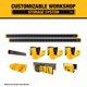 thumbnail image 2 of Organizador de herramientas eléctricas DEWALT DWST82825 para almacenamiento de garaje, 10 unidades, 2 of 6
