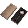 thumbnail image 1 of FORSINING Fashionable Wrist Watch Mechanical Semi Automatic Hollow Pattern Men's Watch(Black SurfaceGold Case ), 1 of 12
