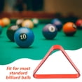 thumbnail image 3 of DEEPCRAFF Red Pool Table Accessories Triangle Billiard Balls Rack Durable Plastic, 3 of 8
