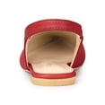 thumbnail image 2 of BLISSFUL STEP Valentine's Women's Shoes Slingback Pointed Toe Flat Shoes Red 7, 2 of 8