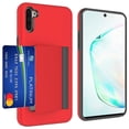 thumbnail image 3 of GSA Shockproof Case Credit Card Holder for Samsung Galaxy Note 10 (6.3") Red, 3 of 6