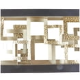 thumbnail image 5 of DecMode Gold Metal Hammered Geometric Wall Decor with Layered Squares and Black Frame, 5 of 14