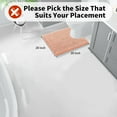 thumbnail image 7 of GoXteam Toilet Rug U-Shaped, Super Absorbent Chenille Bathroom Rugs and Strong TPR Non-Slip Backing for Toilet Rugs, Machine Washable, Bath Mats for Bathrooms, 20"x 20", Orange, 7 of 7
