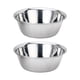 thumbnail image 1 of Toystoory Cuencos de mezcla de acero inoxidable duraderos y de alimentaria, 2 piezas, para cocina, , agitador, panadería Mostrada, 1 of 6