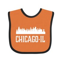 Inktastic Chicago Illinois Skyline Il Cities Boys or Girls Baby Bib