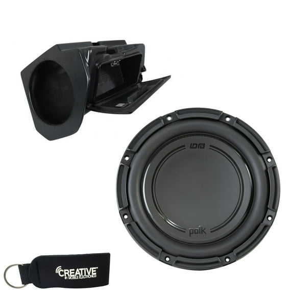 SSV Works RZ4-GB10U Enclosure Compatible With Polk Audio DB1042SVC 10" Sub, Fits 19  Polaris RZR Turbo S and XP1000