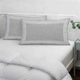 thumbnail image 4 of Grey Retro Greek Key Lumar Pillow Covers, Geometric Greece Ancient Rustic Soft Breathable Throw Pillow Cases with Invisible Zipper, Decorative Pillowcase Pillows Protectors for Sofa Bed Chair 16"x24", 4 of 9