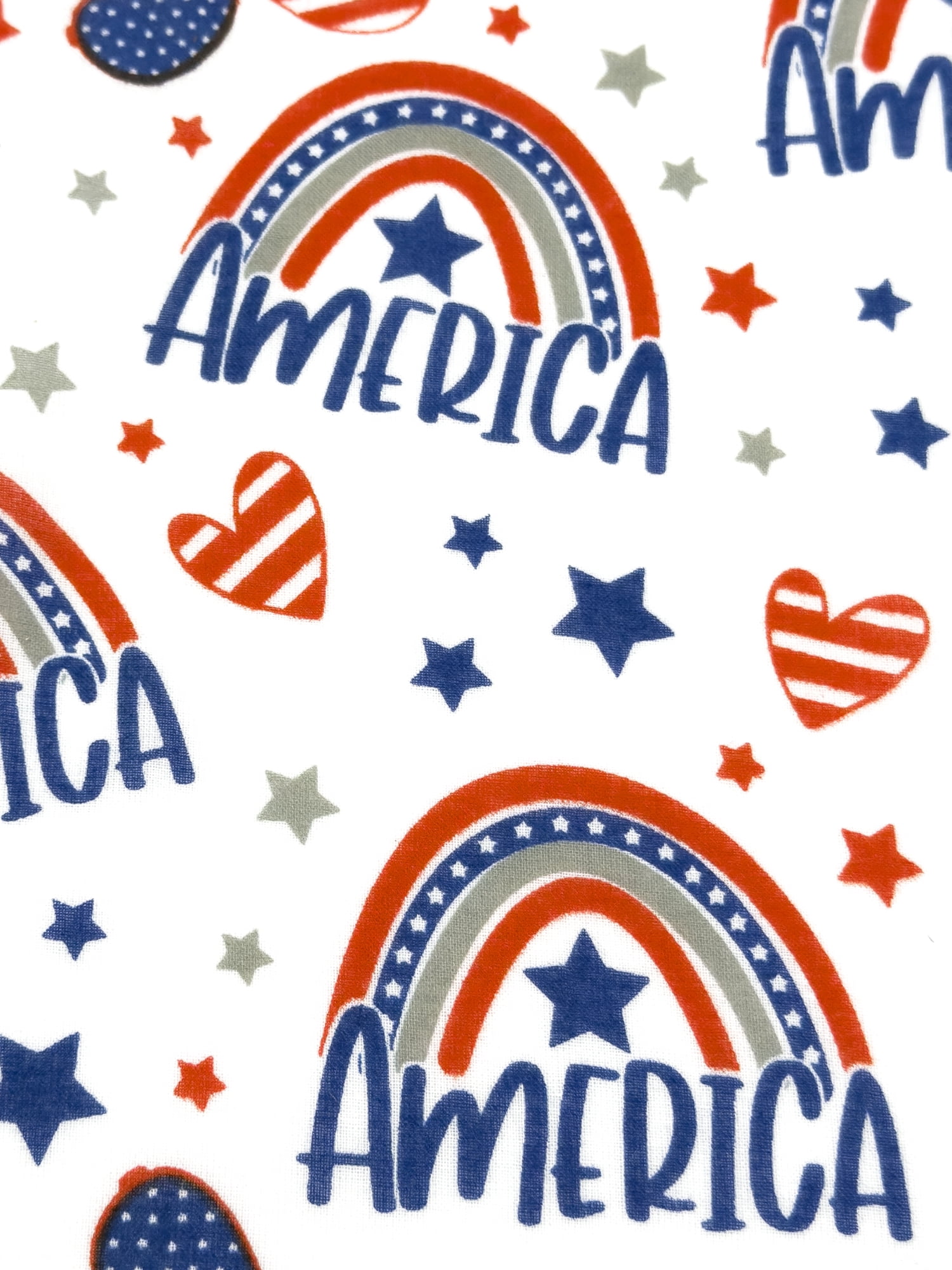 Fourth of July Women’s Americana Bandana from Way to Celebrate, One Size, White/Multi
