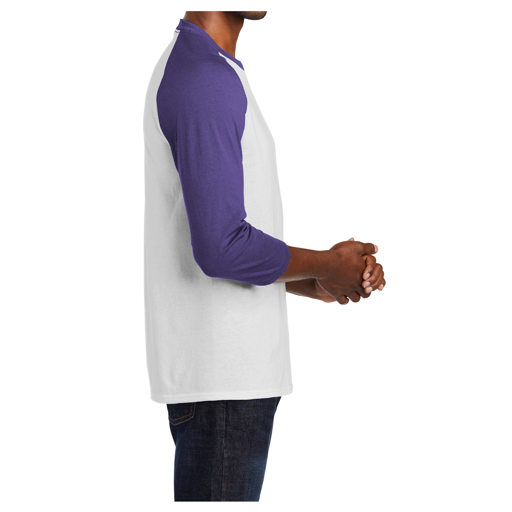 white purple t shirt