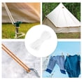 thumbnail image 6 of Tent Rope, Outdoor Camping Guylines Ropes, 7 Core 4mm Paracord 31m Safety Rope, for Hiking Backpacking Survival Gear, White, 6 of 6