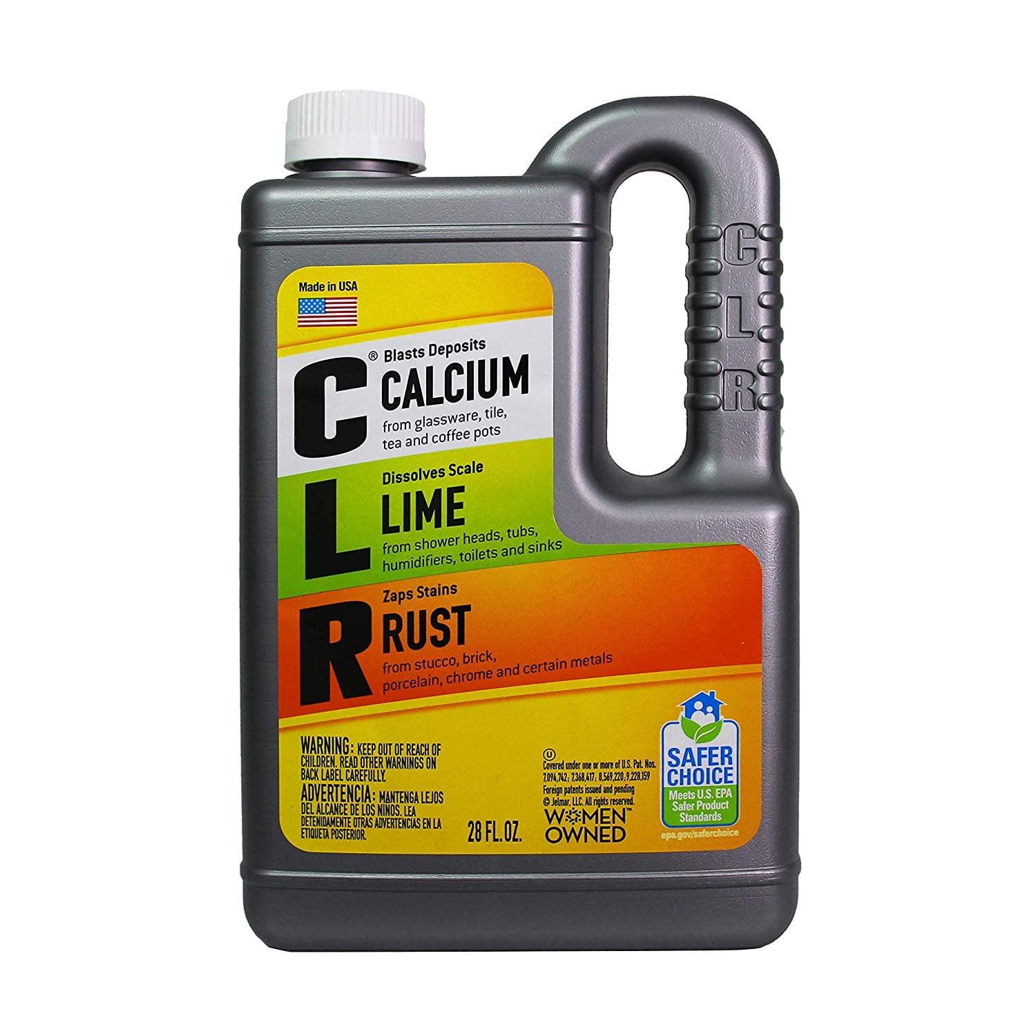 CLR Calcium, Lime & Rust Remover, Biodegradable, 28 Oz Bottle 3